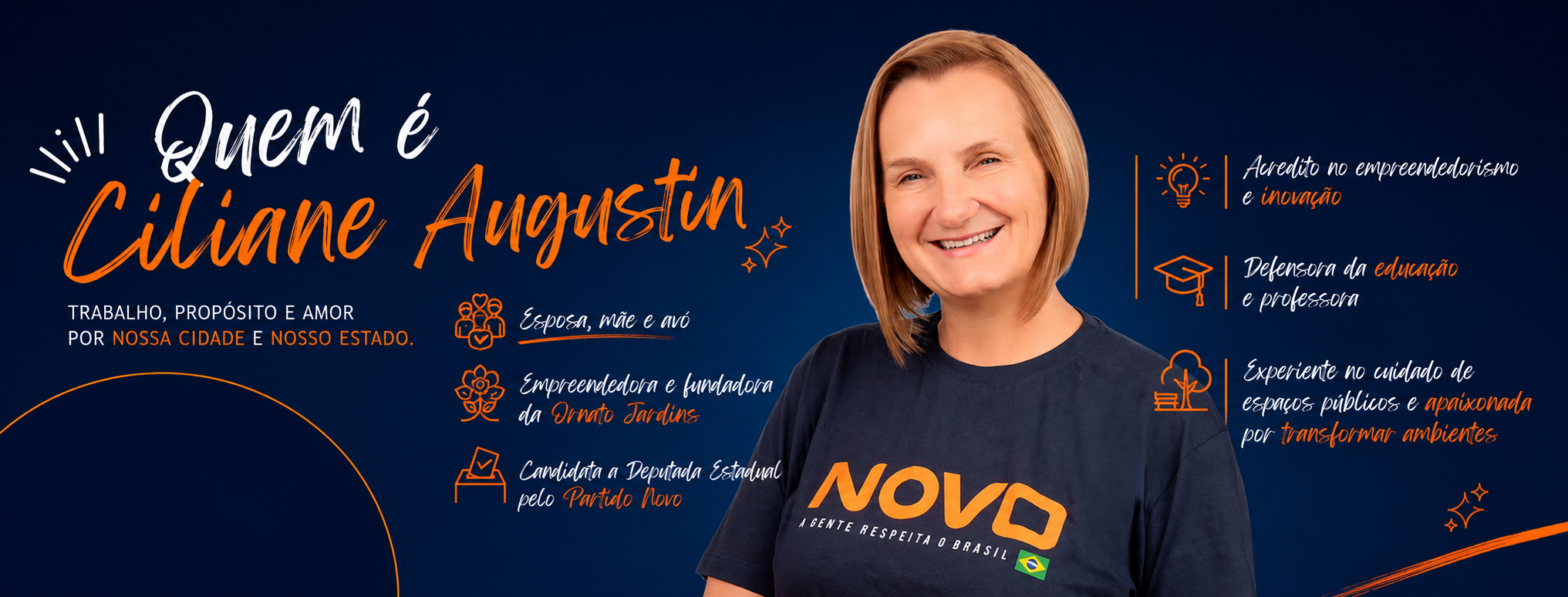 Ciliane Augustin — apresentação da candidata